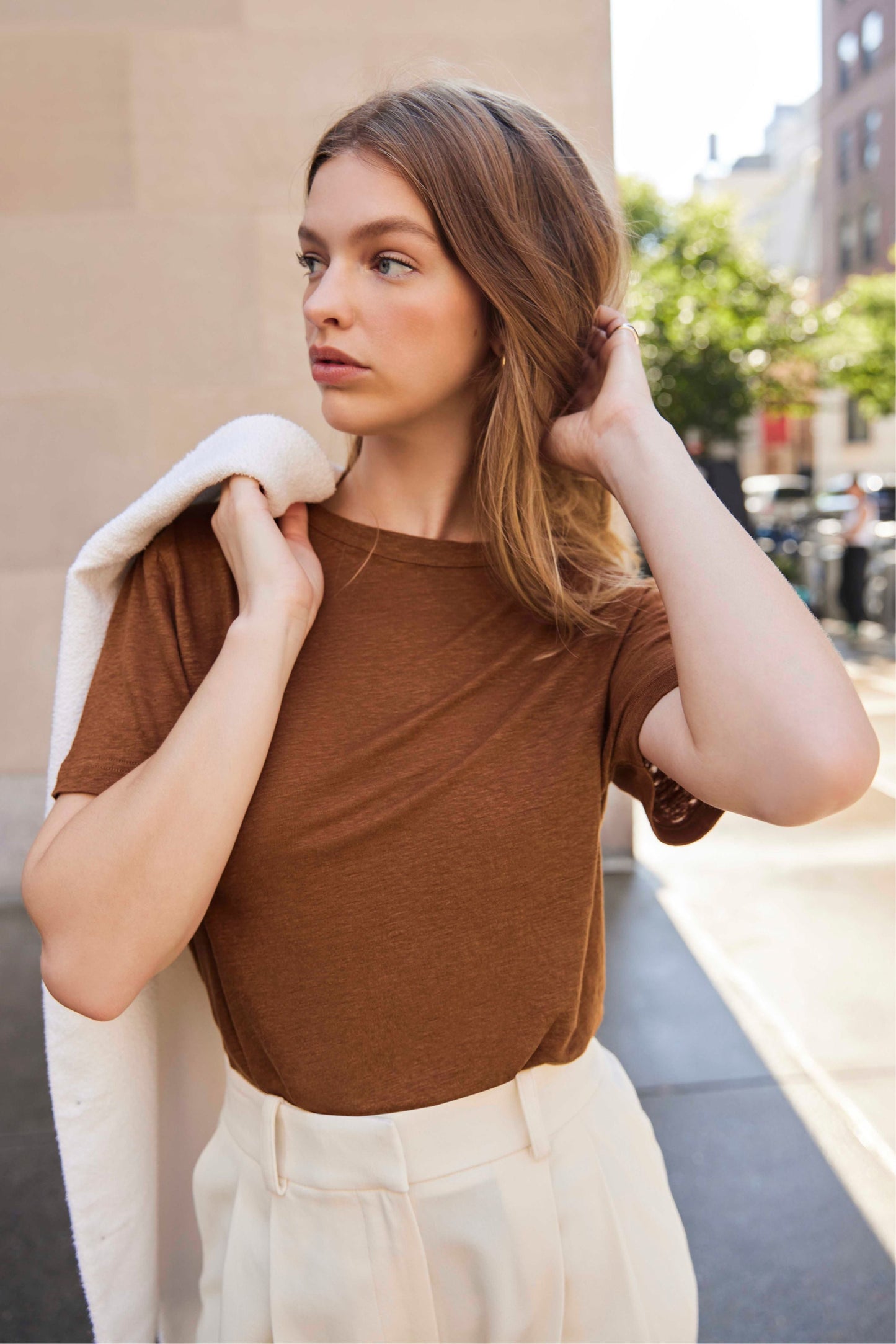 The Linen Perfect Tee