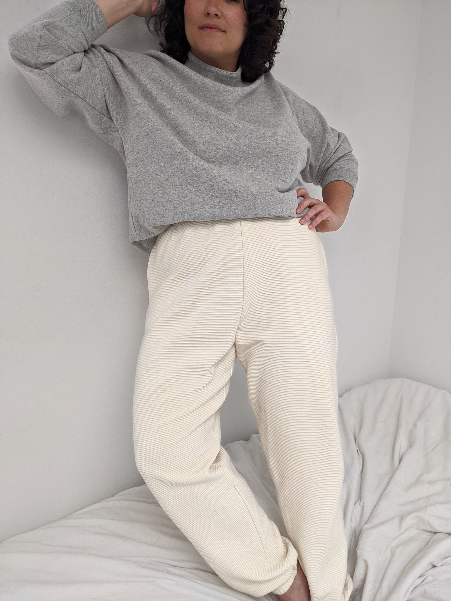 Franklin Rippled Cotton Sweatpants