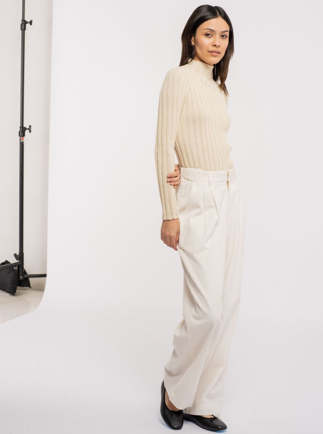 Soa Ribbed Turtleneck