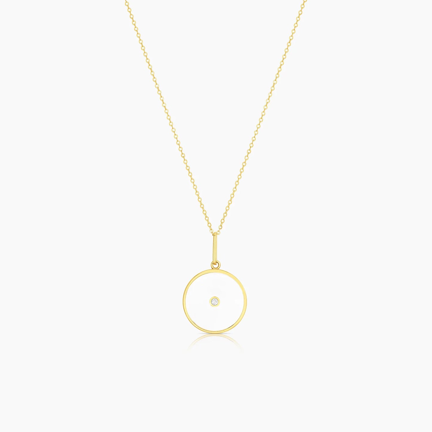 Balia W. Stone Enamel Necklace