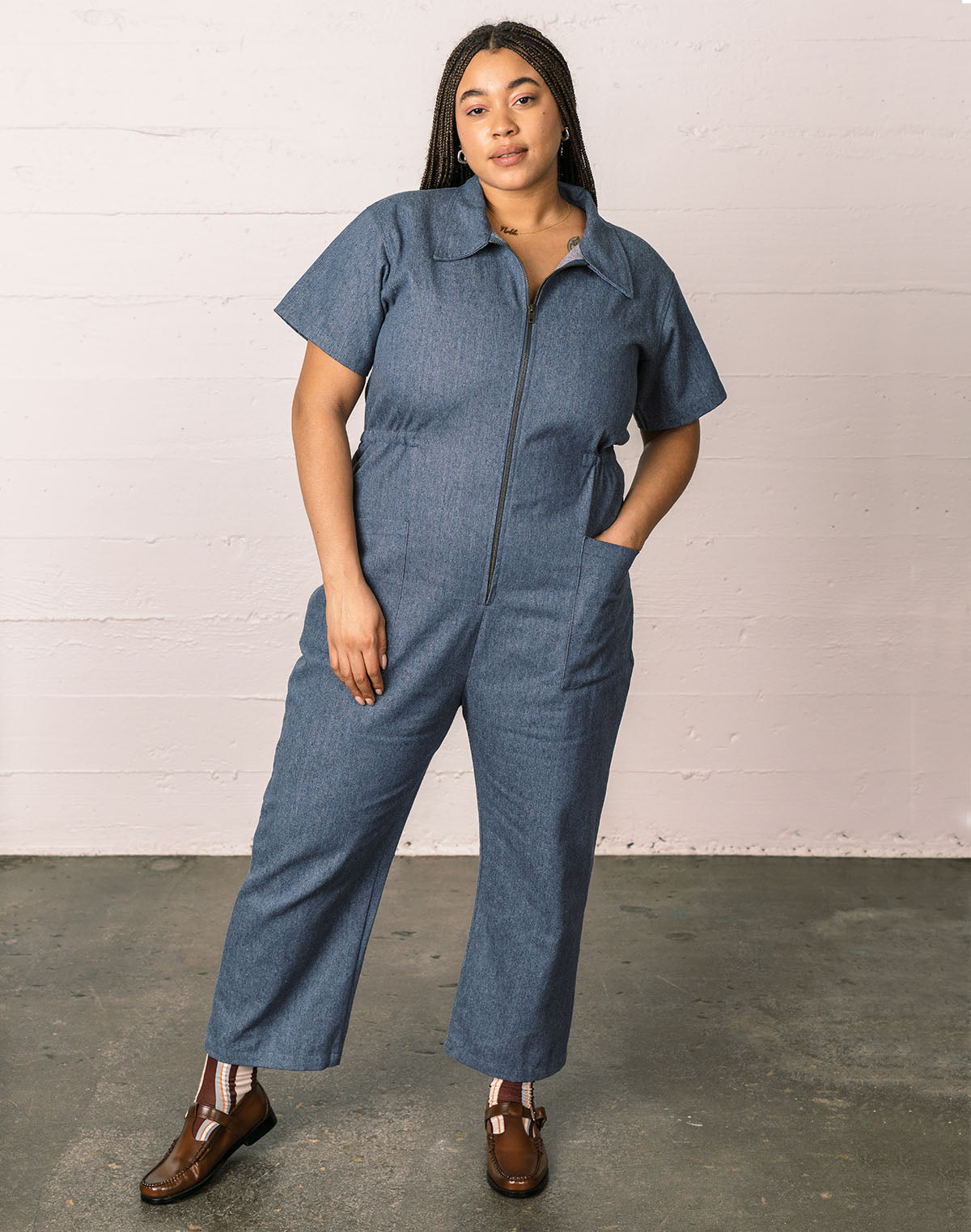 Denim Utility Suit – SHOPPES