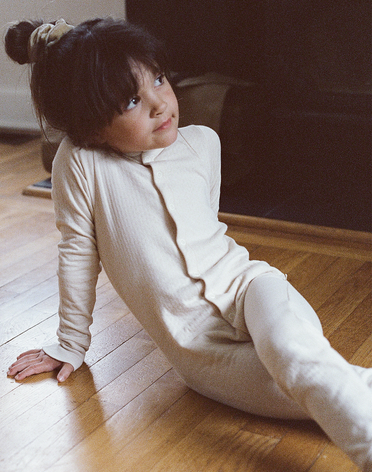 Kids Organic Pointelle One-Piece