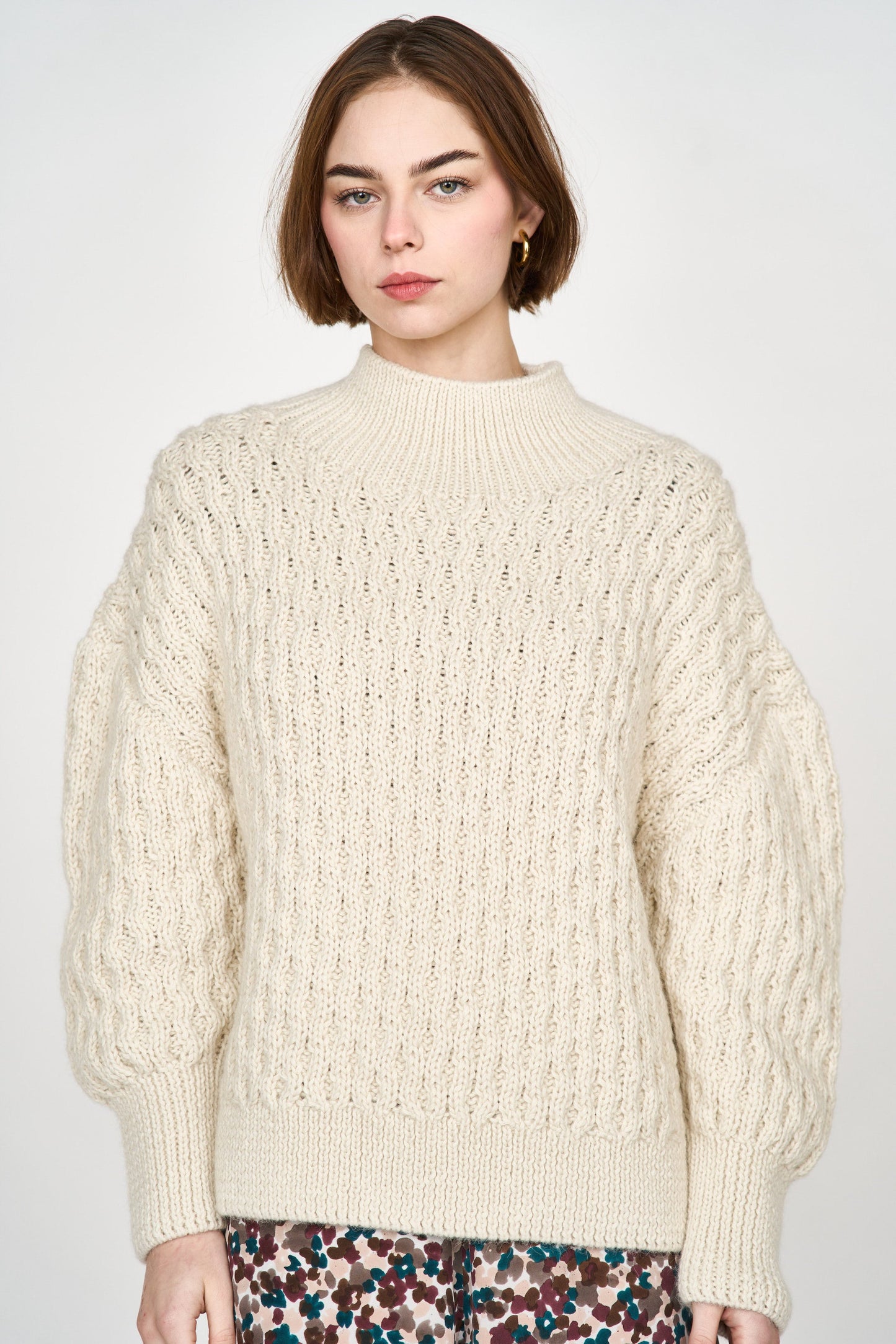 Megeve Honeycomb Turtleneck
