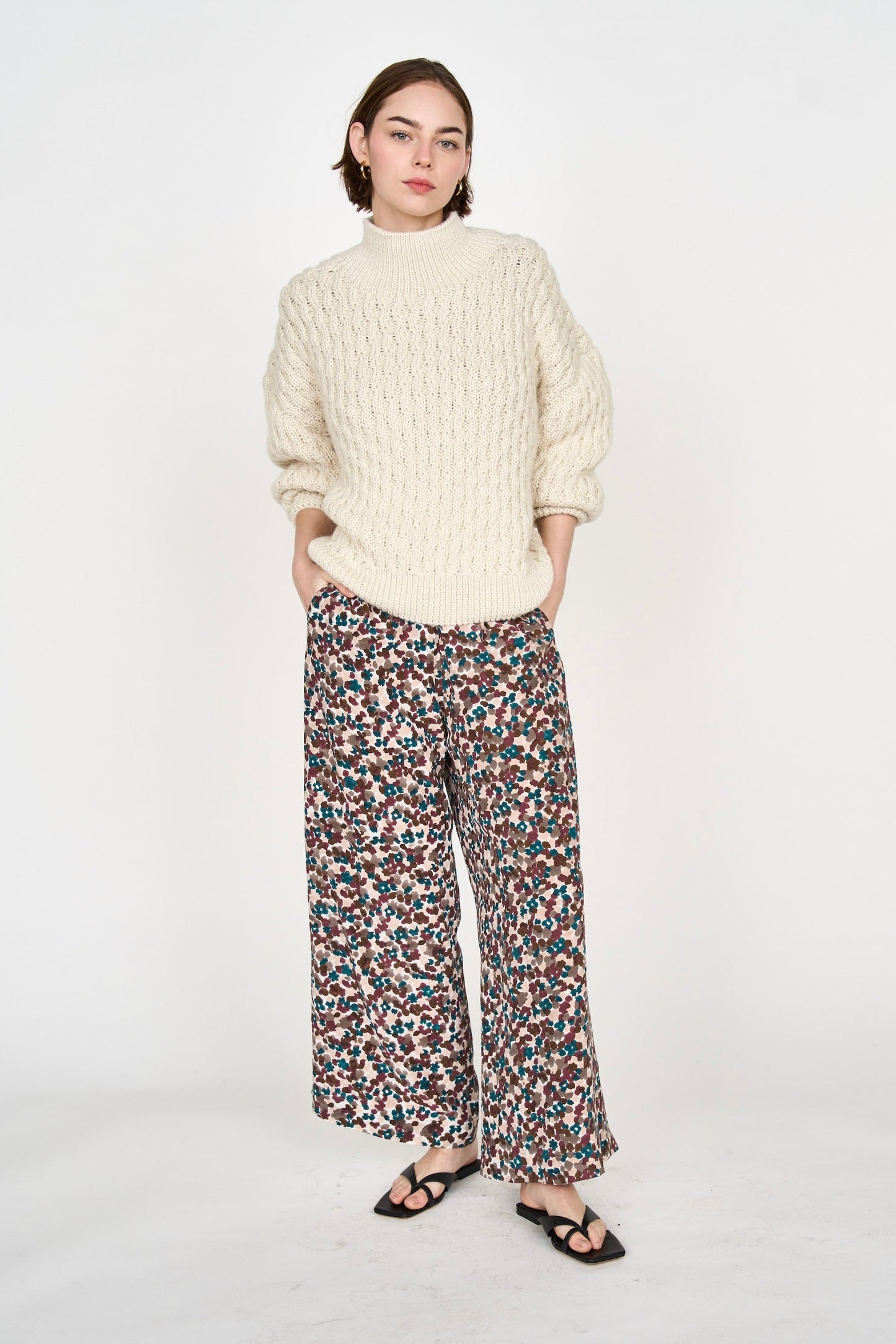 Megeve Honeycomb Turtleneck