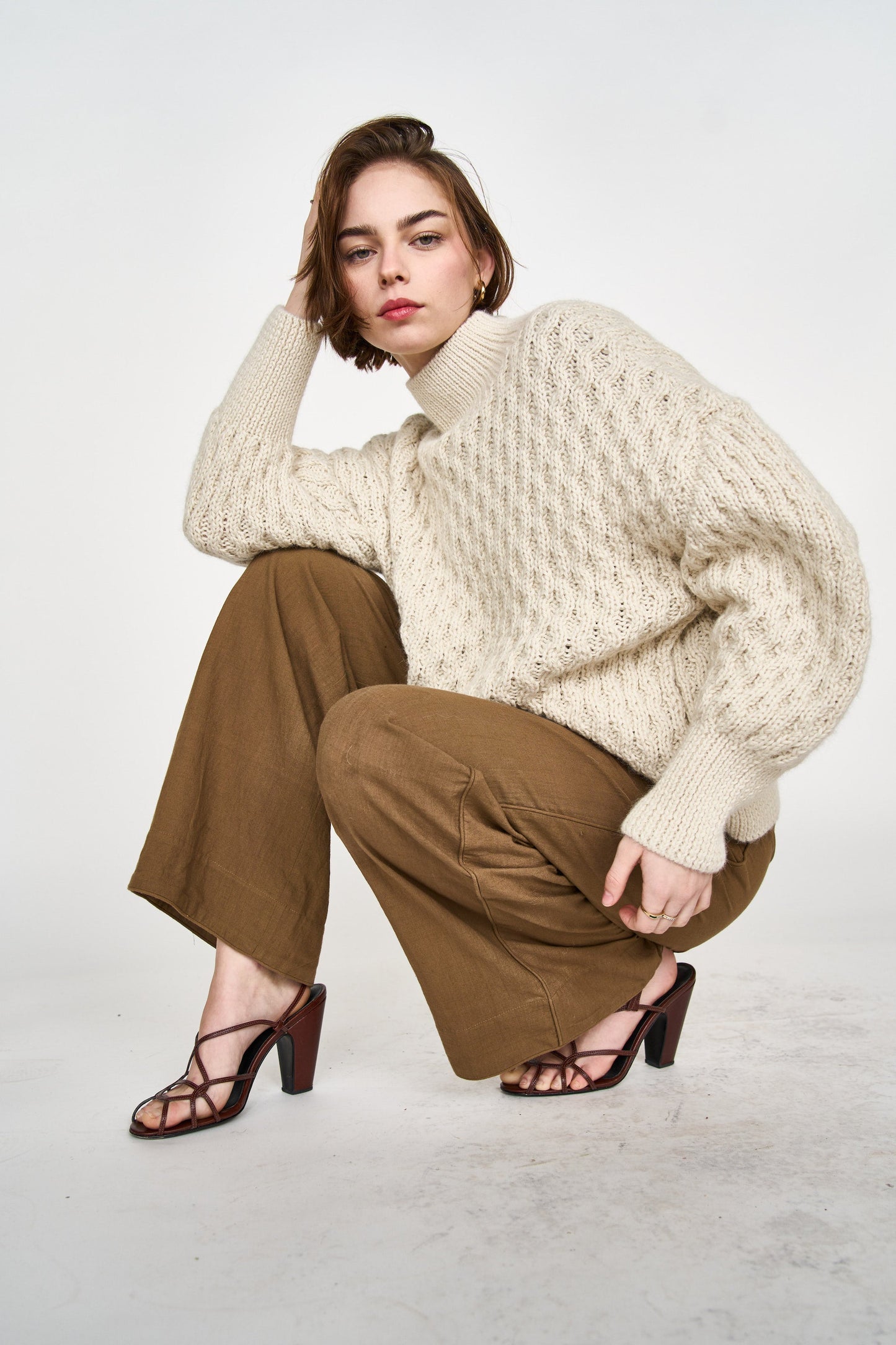 Megeve Honeycomb Turtleneck