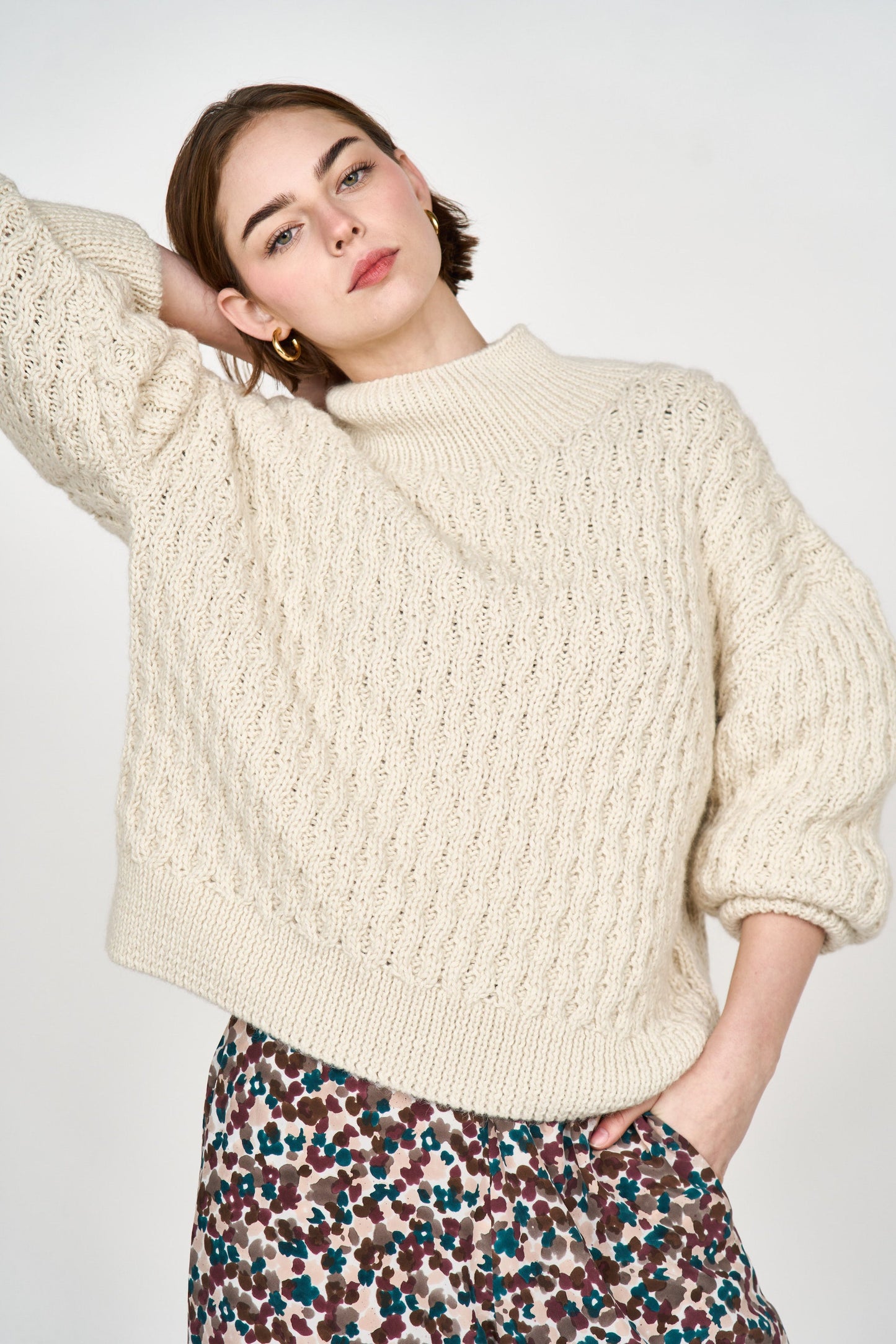 Megeve Honeycomb Turtleneck