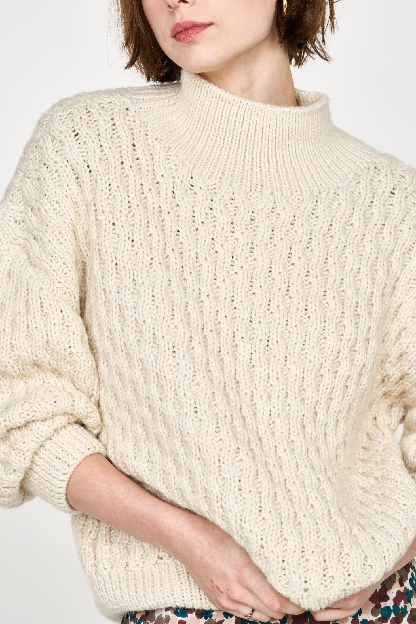 Megeve Honeycomb Turtleneck