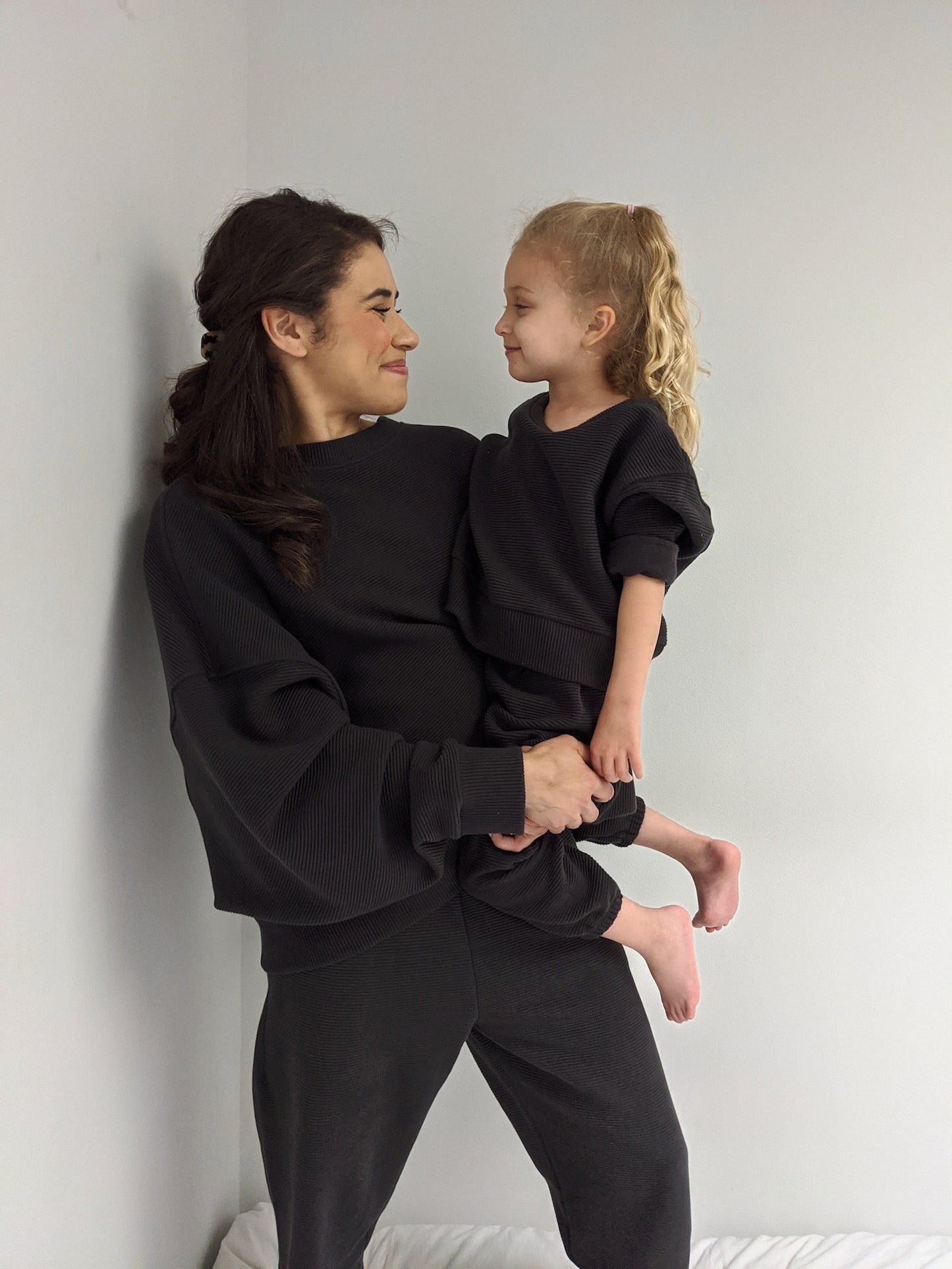 Mini Margot Rippled Cotton Sweatshirt