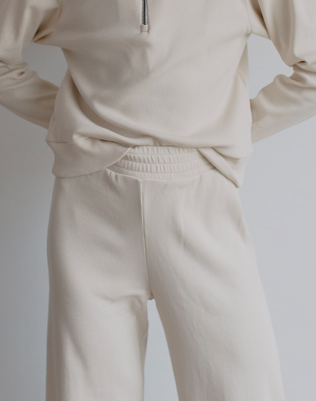 Organic Rib Flare Pant