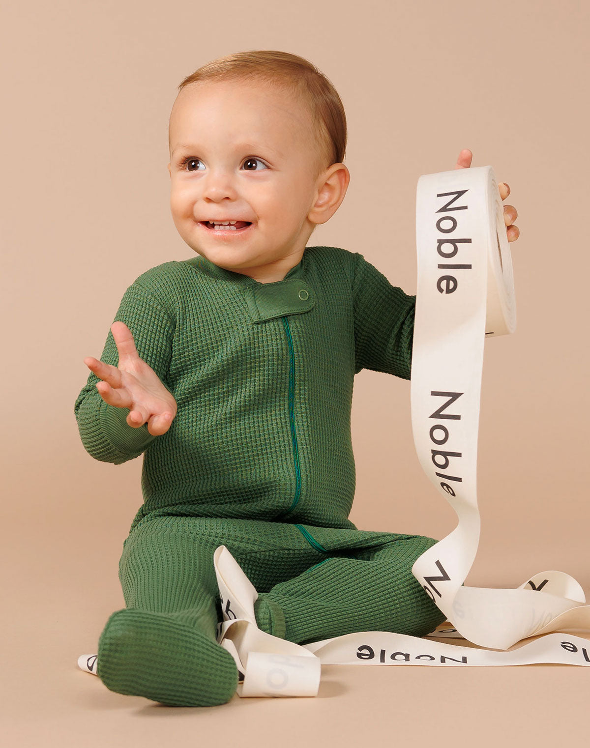 Baby Organic Waffle Footie Sleeper
