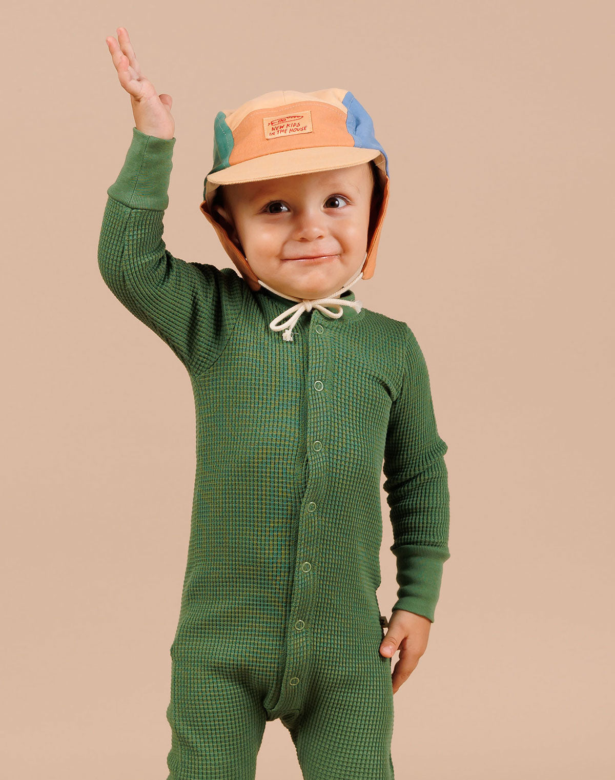 Kids Organic Waffle One-Piece Sleeper