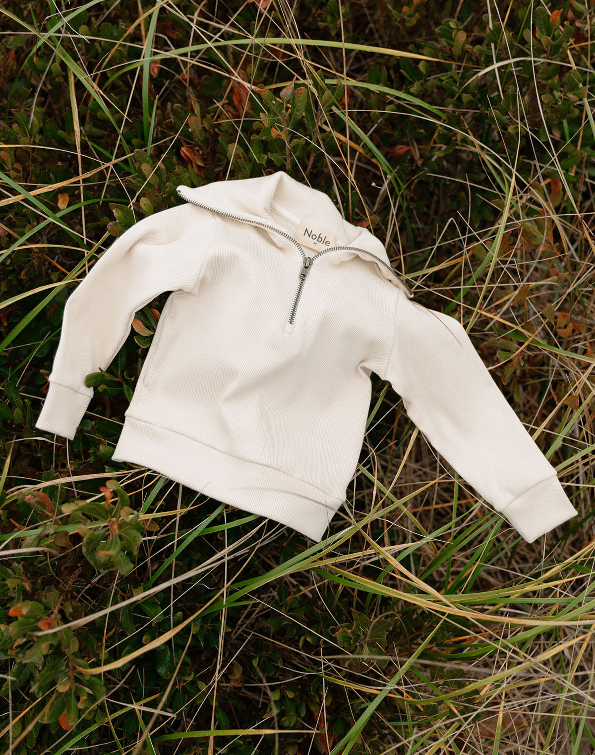 Kids Organic Retro Half-Zip