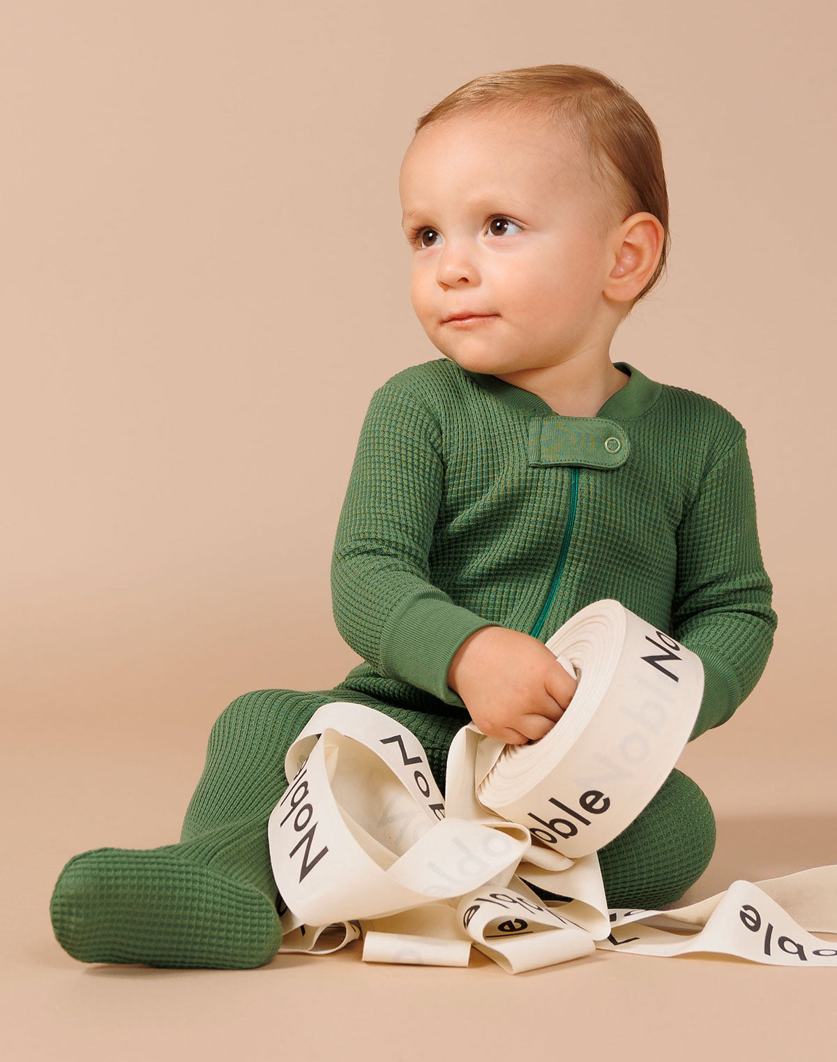 Baby Organic Waffle Footie Sleeper