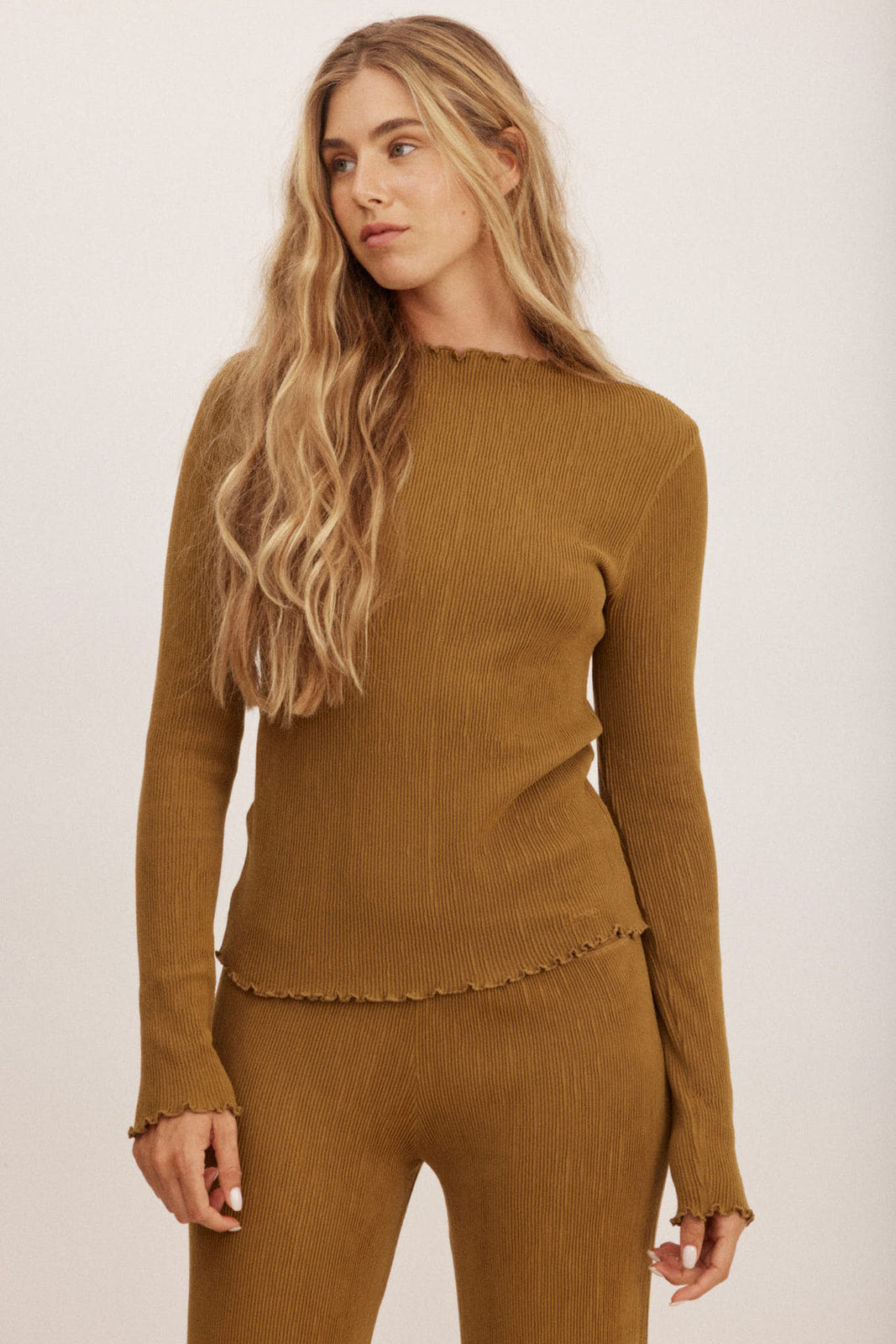 Pleats Long Sleeve Shirt