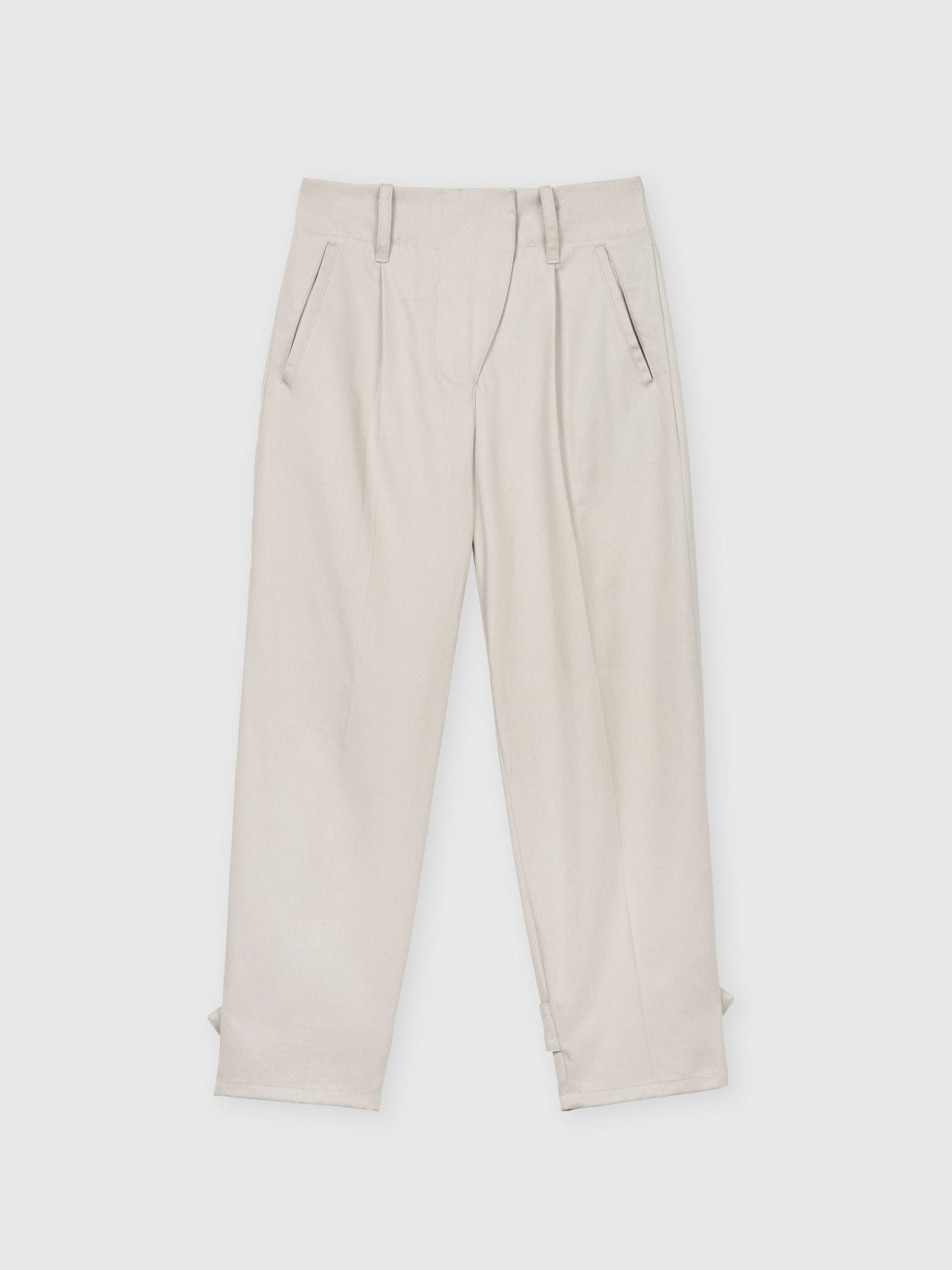 Canvas Cotton Utility Tapered Pants