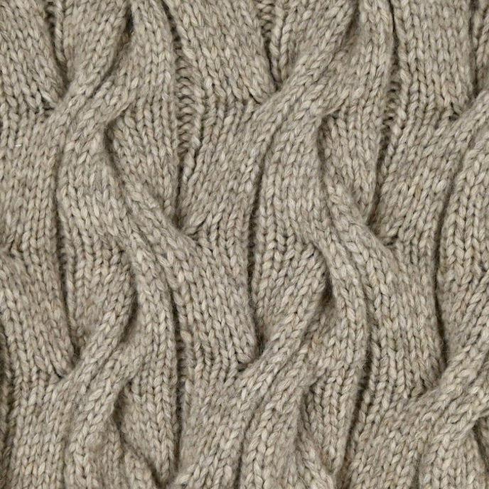 Handknit Cortina Cable Cardigan