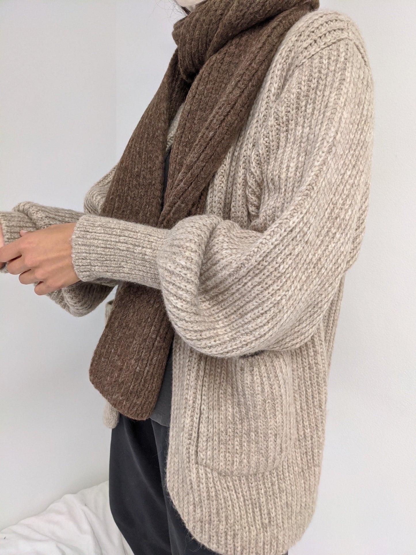 Cece Knitted Alpaca Scarf