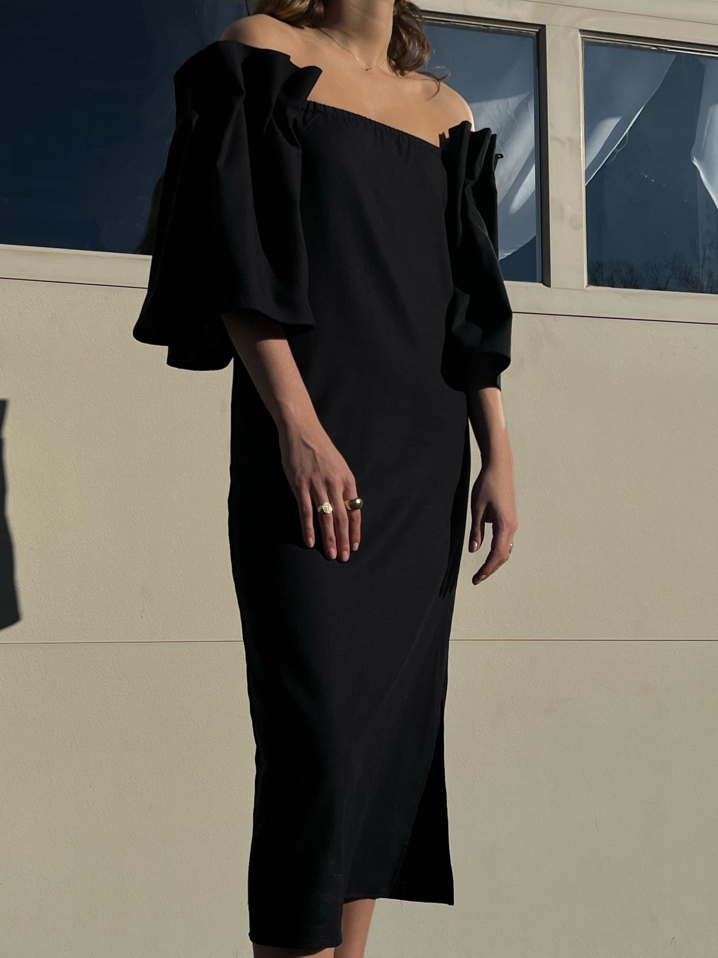 Talu Silk Canvas Dress