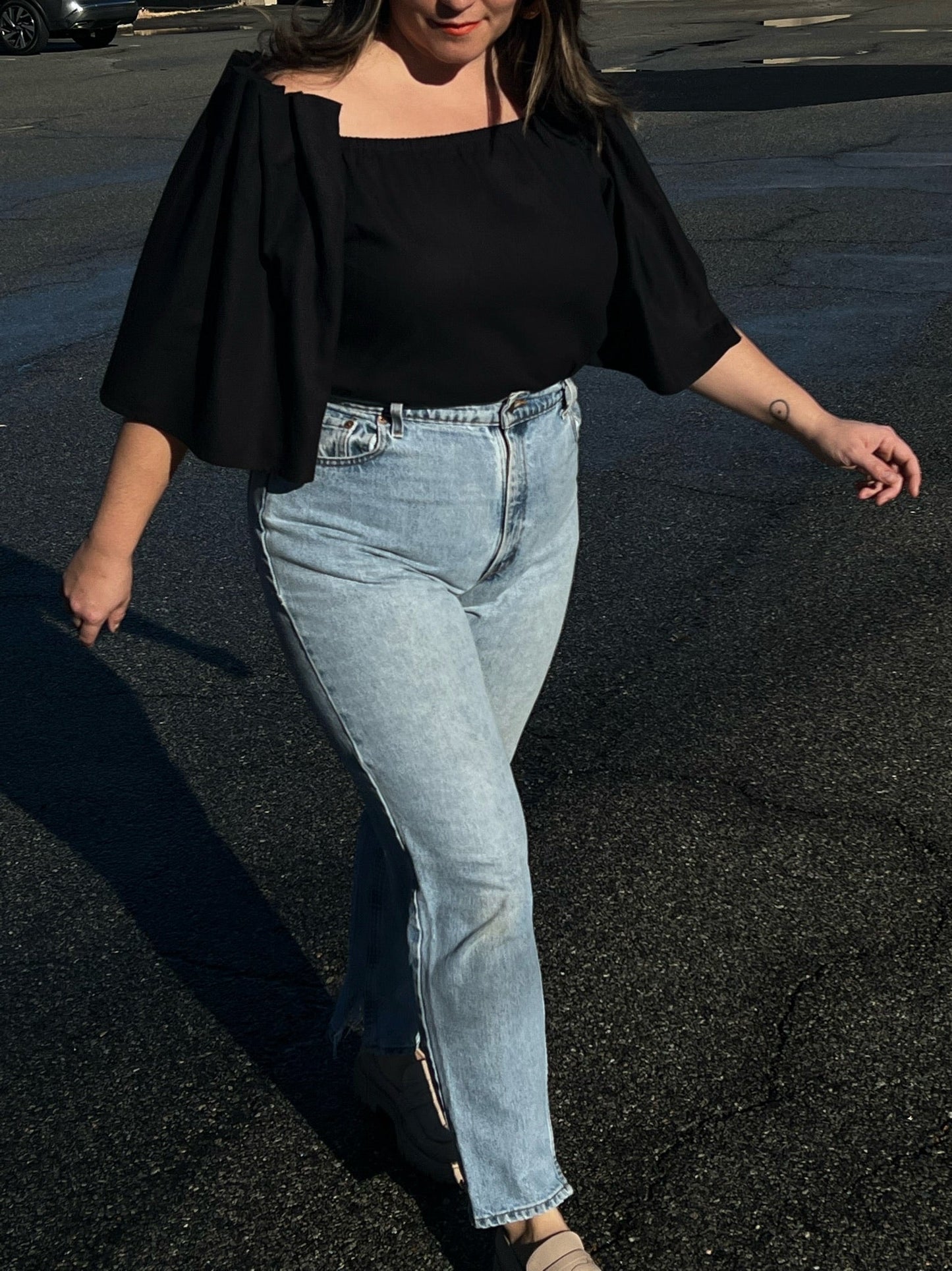 Talu Silk Canvas Top