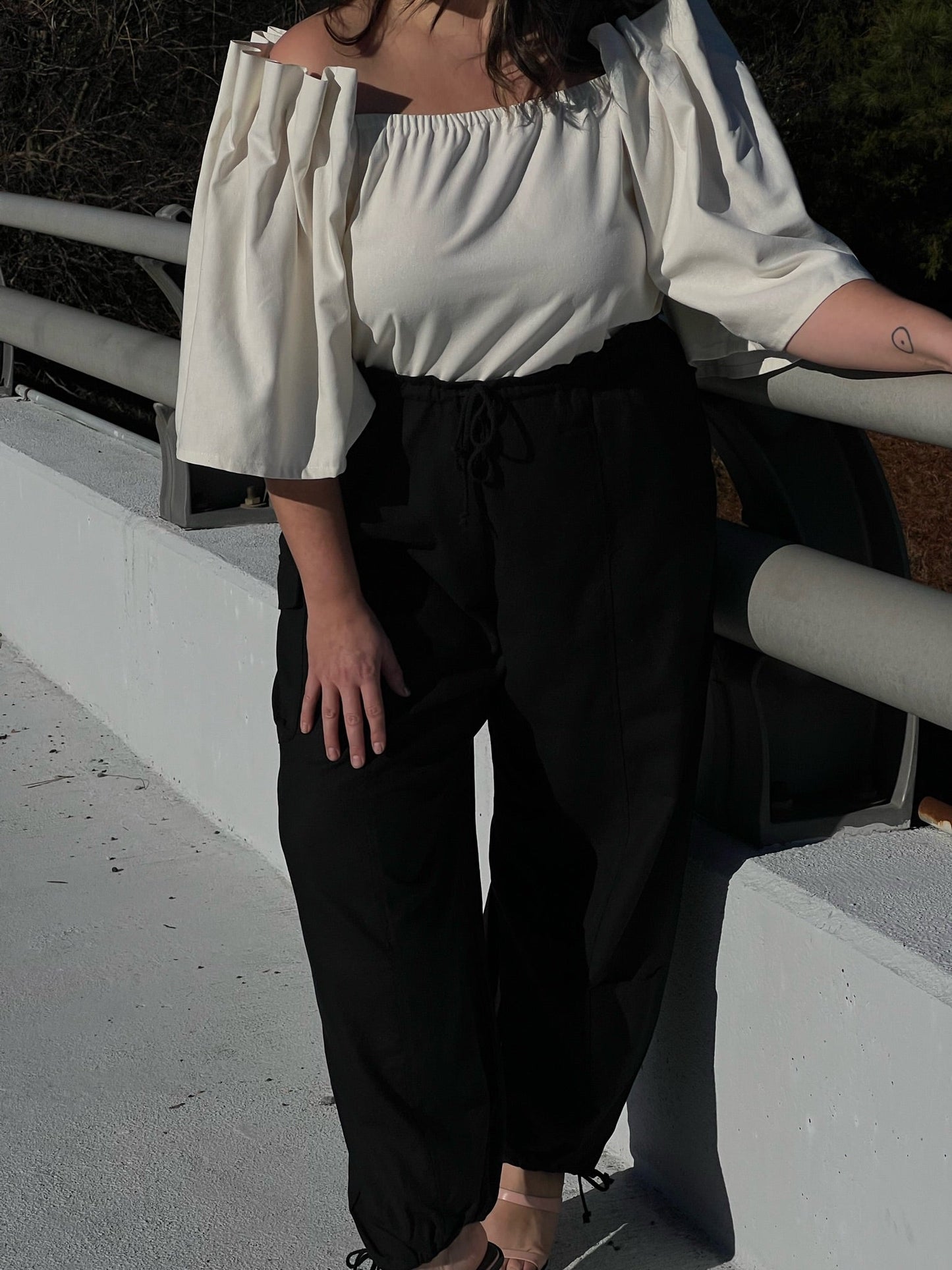 Talu Silk Canvas Top