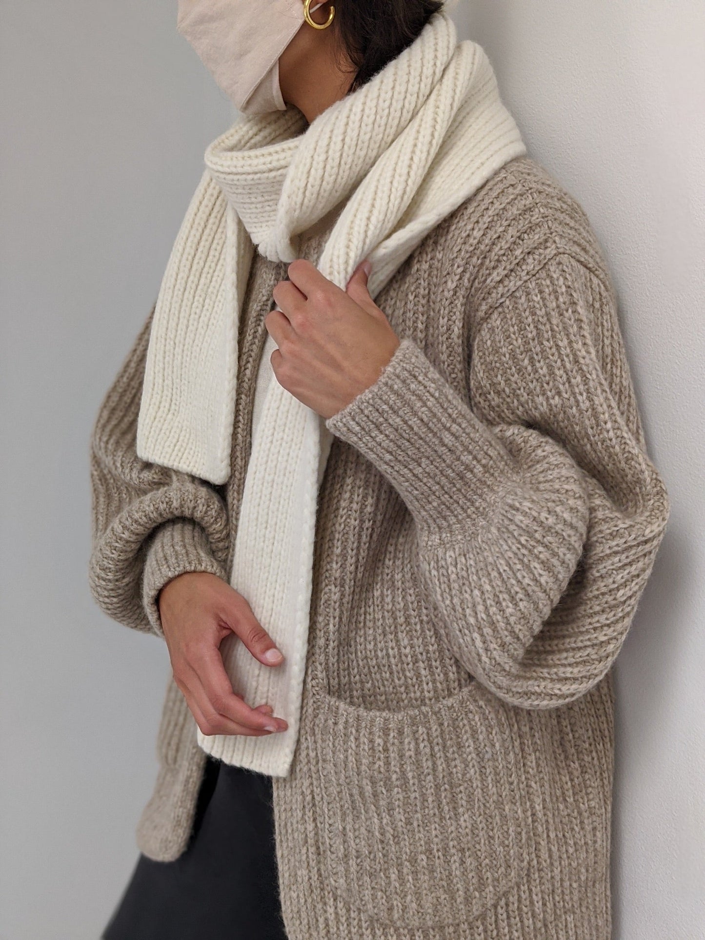 Cece Knitted Alpaca Scarf