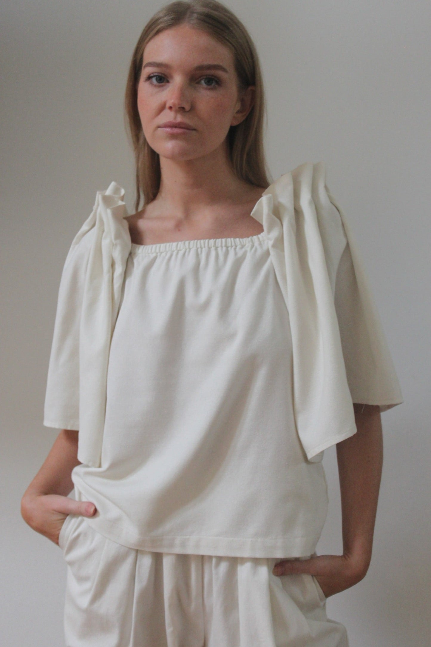 Talu Silk Canvas Top