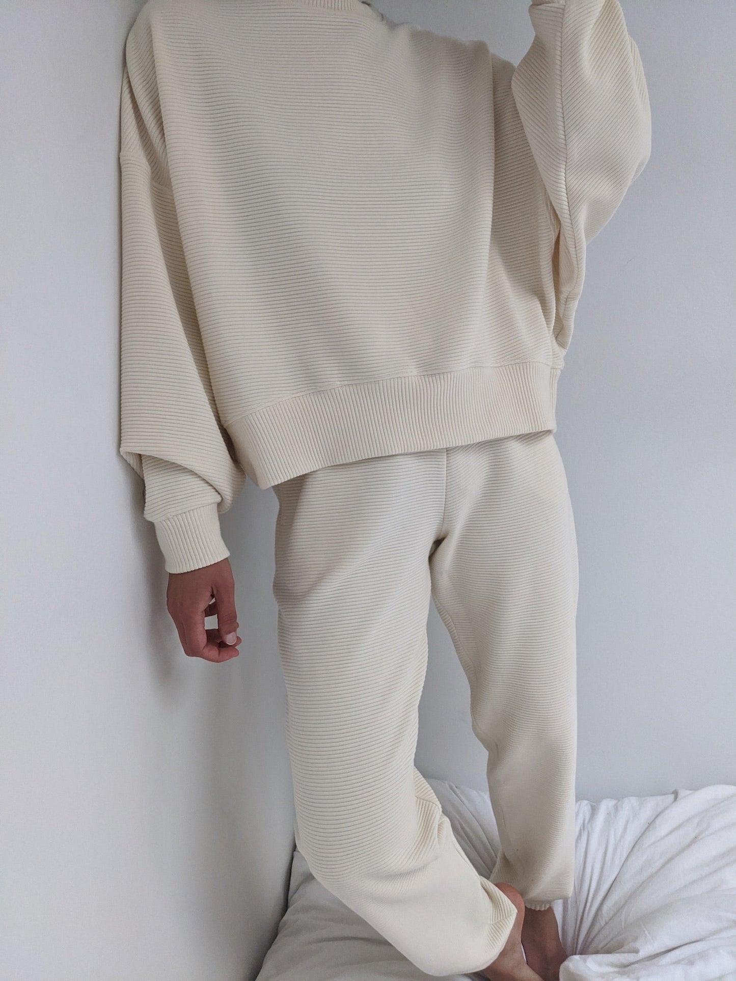 Franklin Rippled Cotton Sweatpants