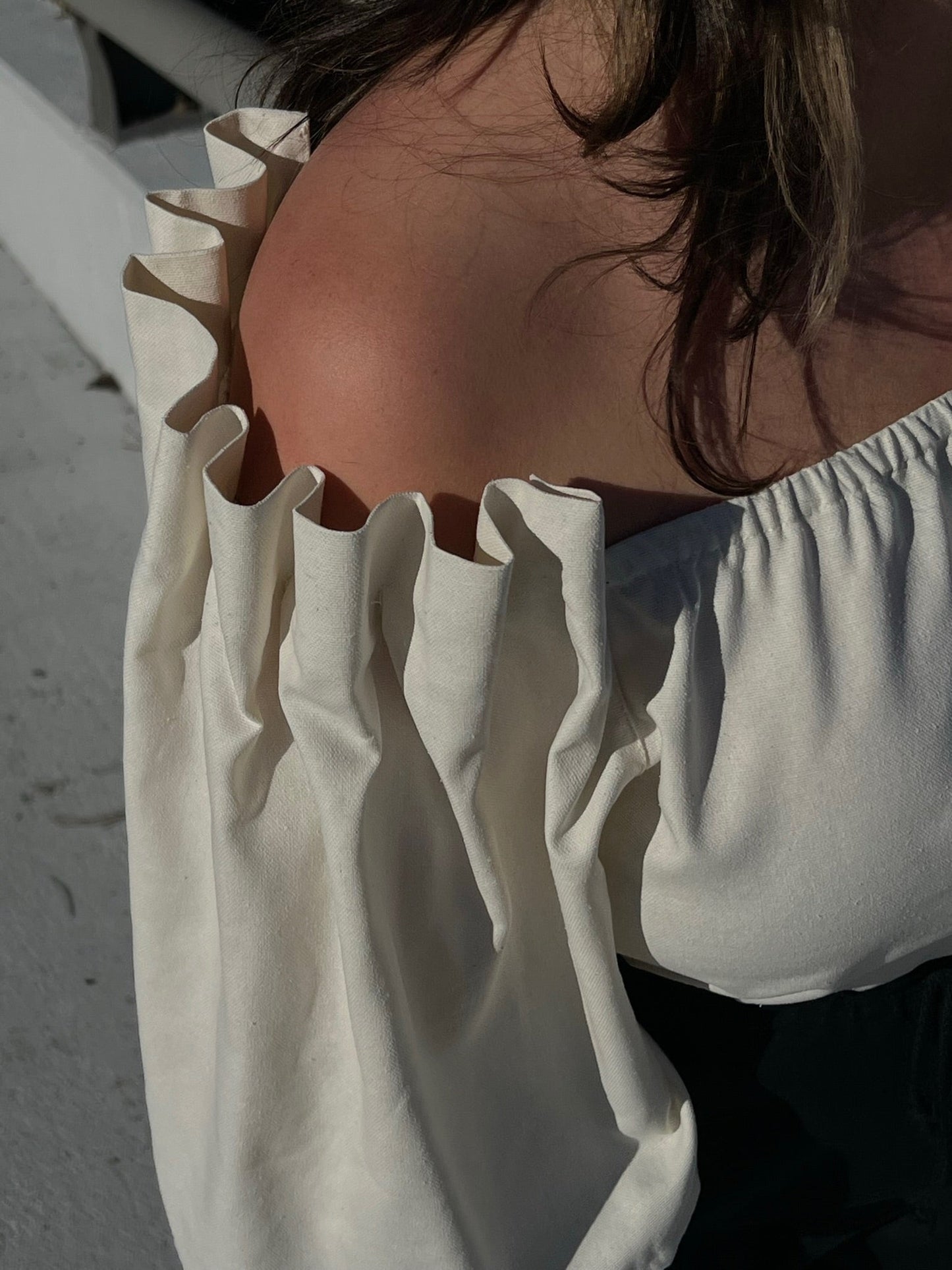 Talu Silk Canvas Top