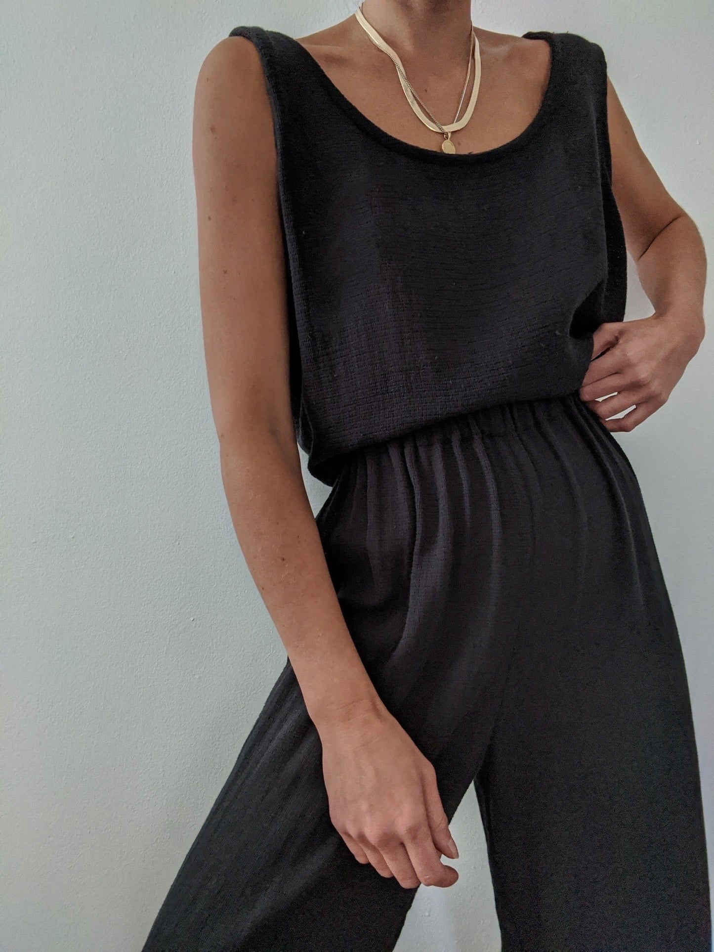 Patricia Waffled Cotton Pant