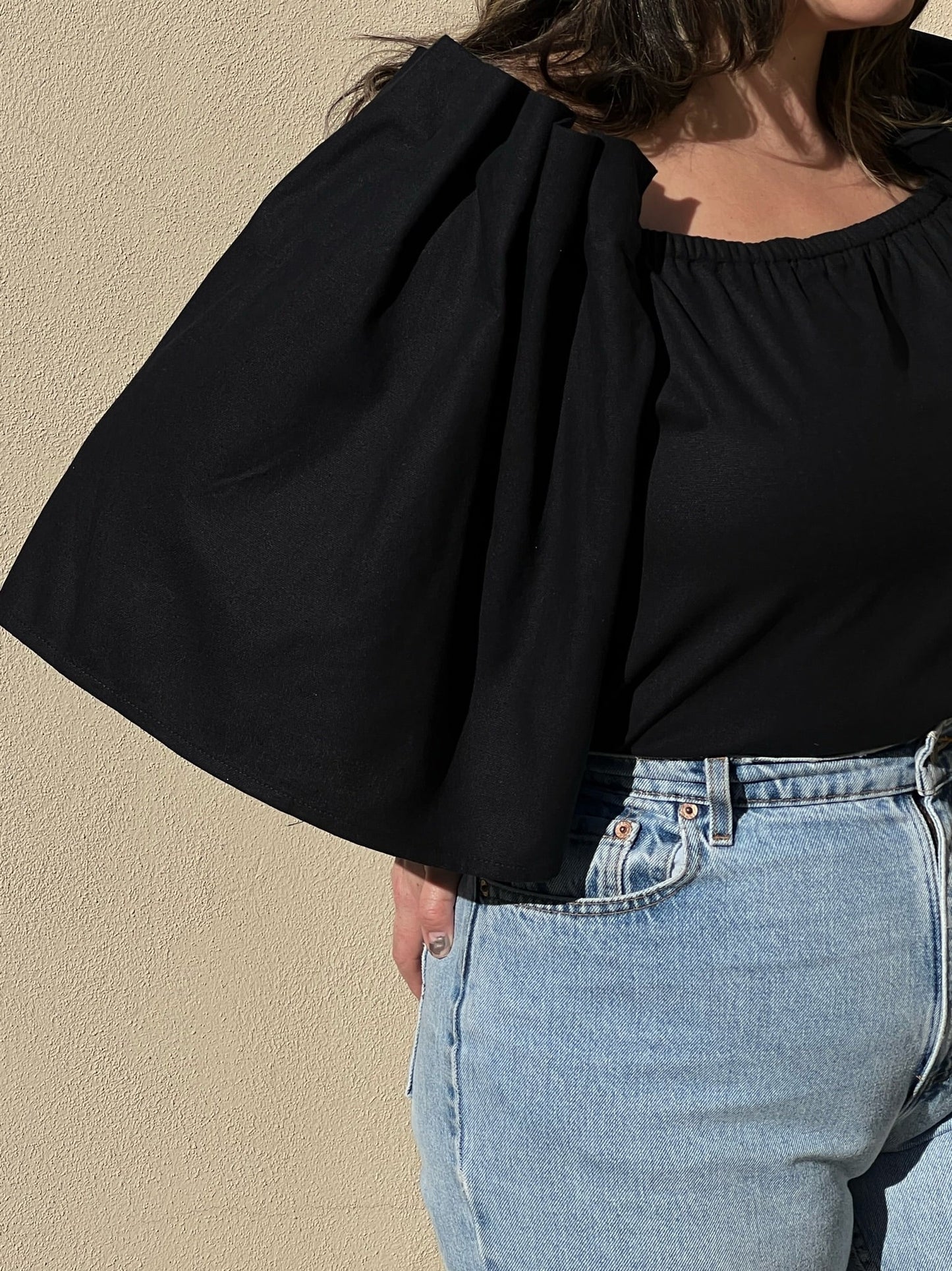 Talu Silk Canvas Top