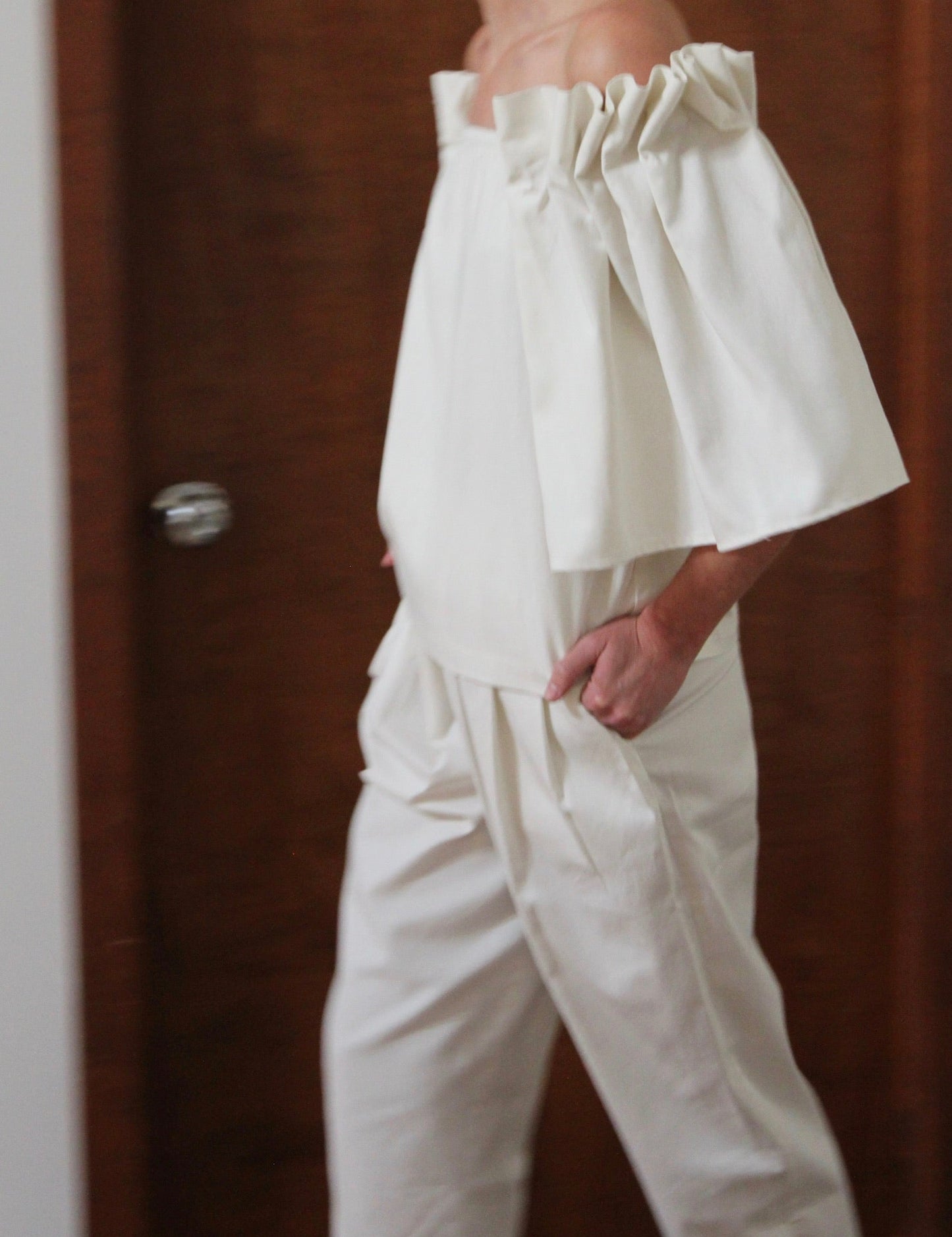 Talu Silk Canvas Top