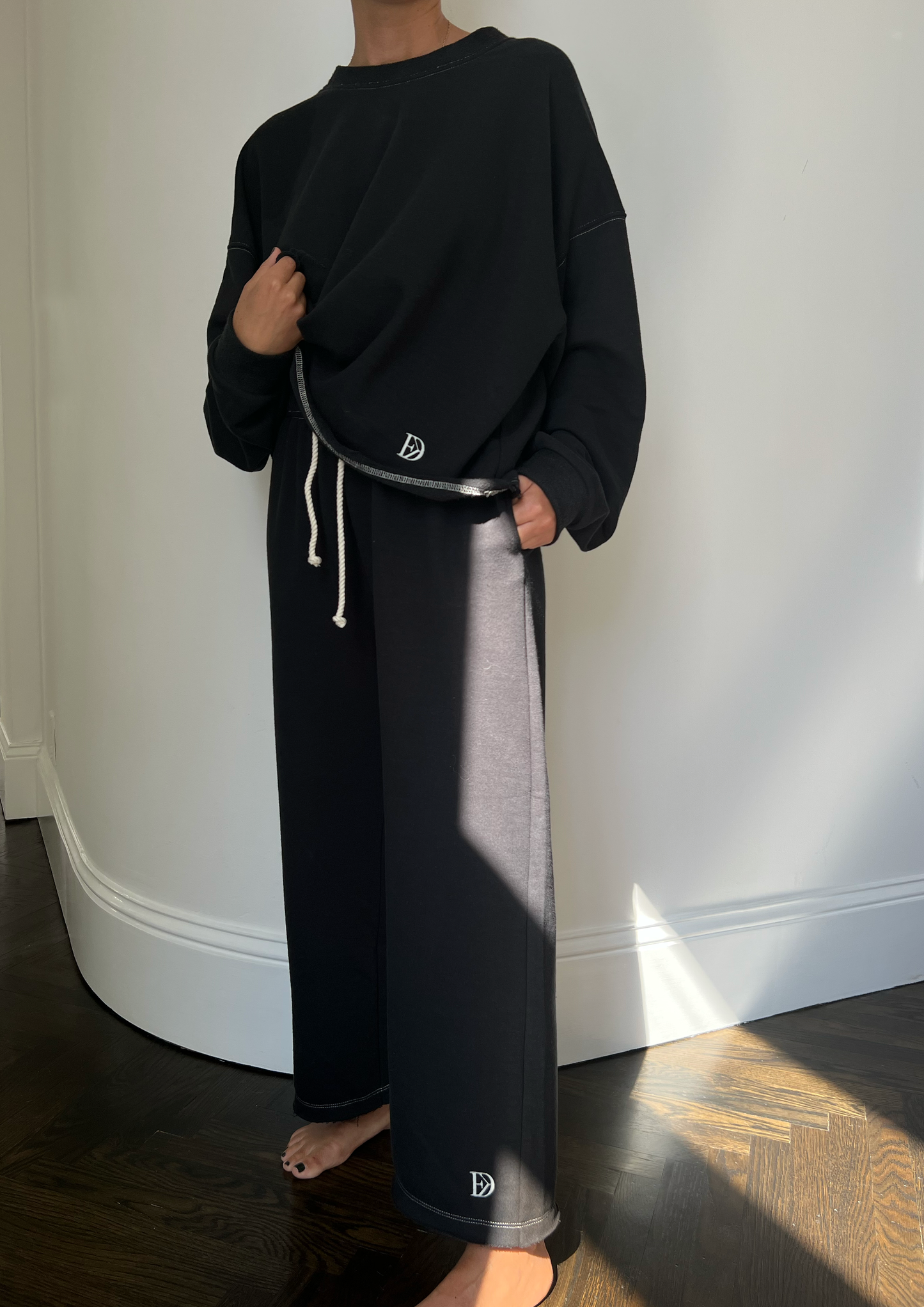 The Reset Sweatpant in Pepper