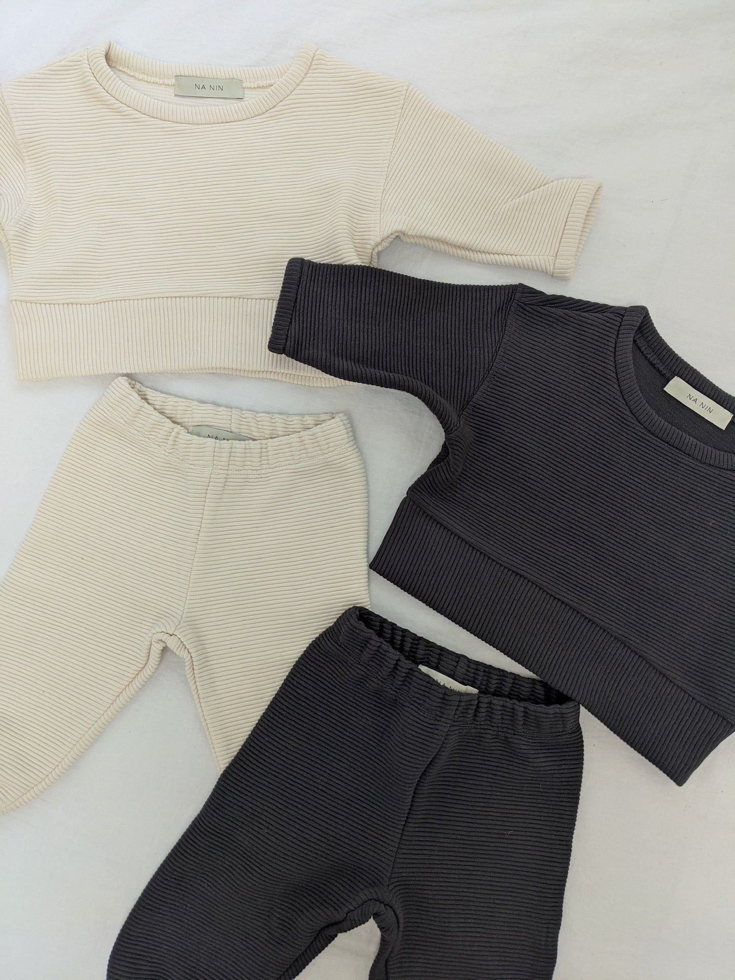 Mini Margot Rippled Cotton Sweatshirt