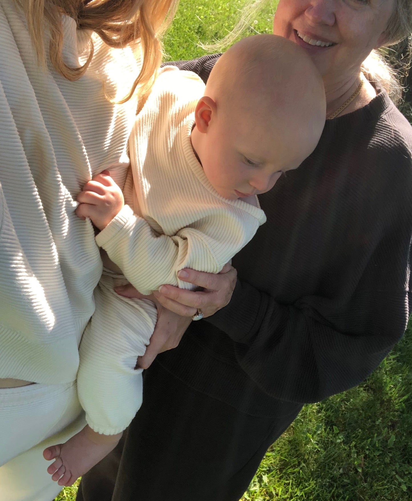 Mini Margot Rippled Cotton Sweatshirt