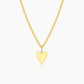 Amaya Heart Curb Necklace