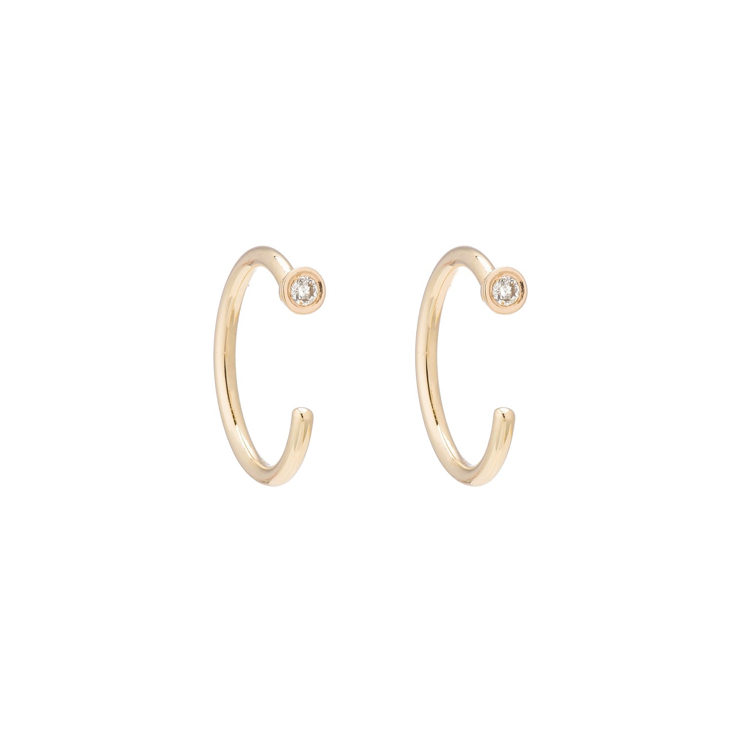 Mini Diamond Dust Hoops