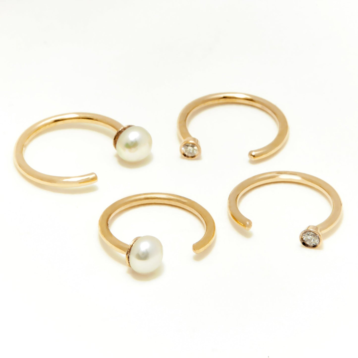 Mini Diamond Dust Hoops