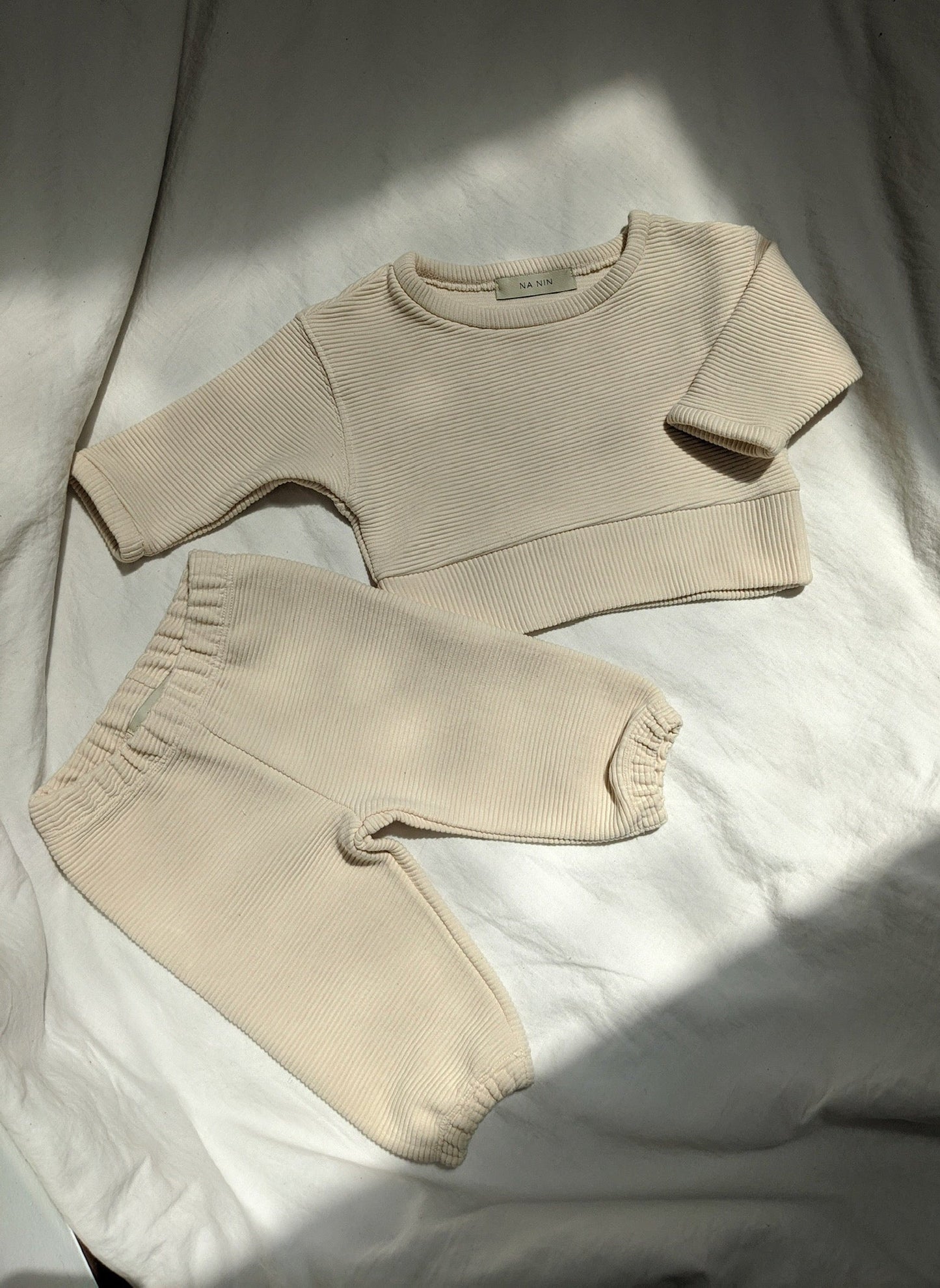 Mini Franklin Rippled Cotton Sweatpants