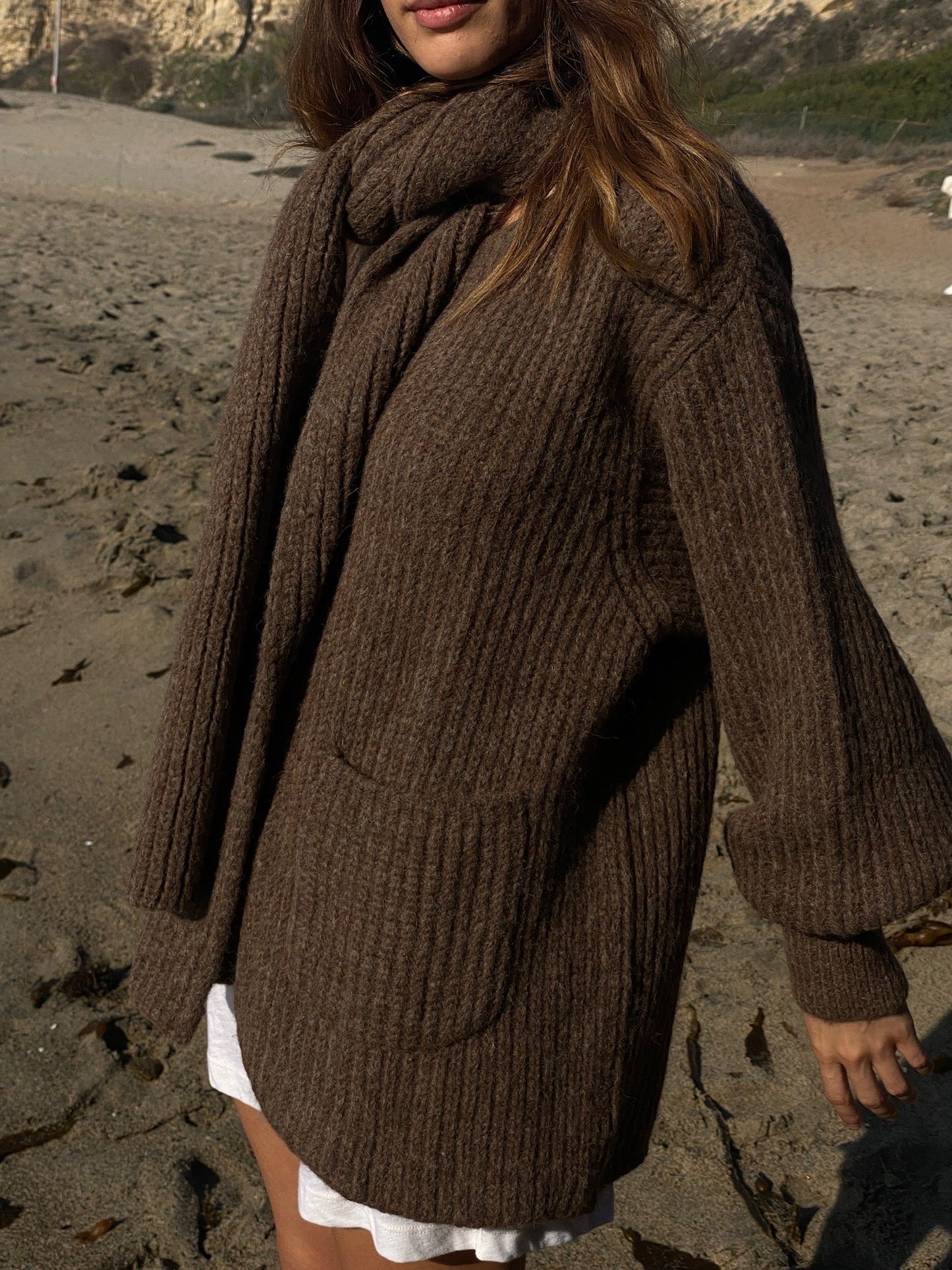 Dylan Knitted Alpaca Coat