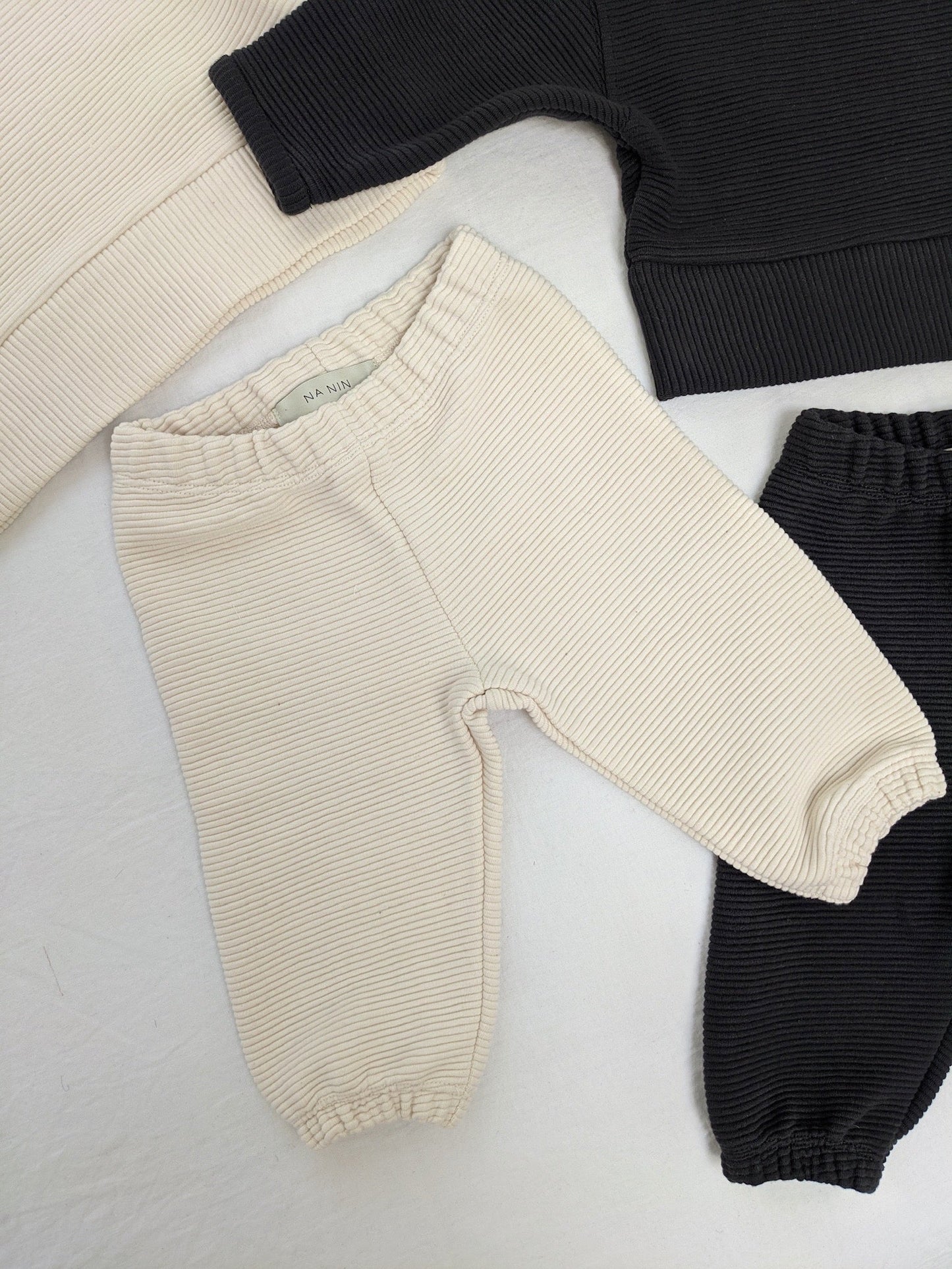 Mini Franklin Rippled Cotton Sweatpants