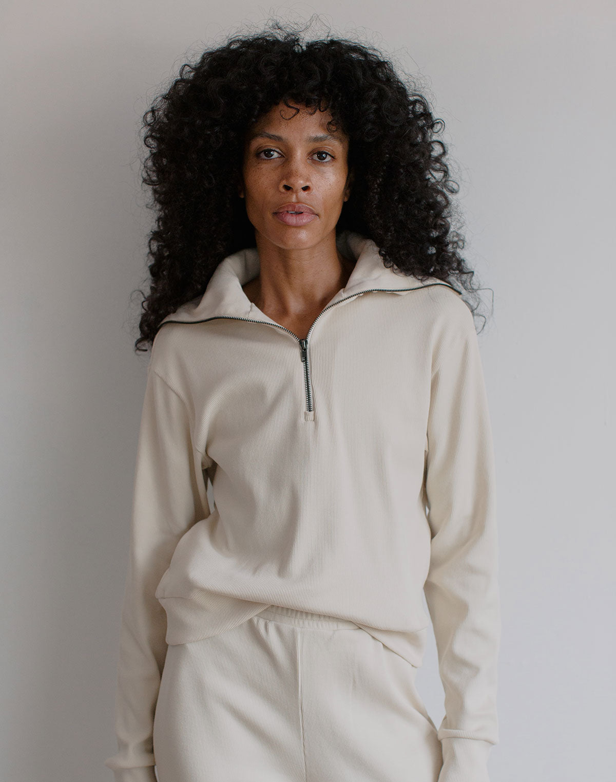 Organic Retro Half-Zip