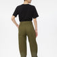 Canvas Cotton Utility Tapered Pants