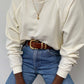Sloane Cotton Crewneck Sweatshirt