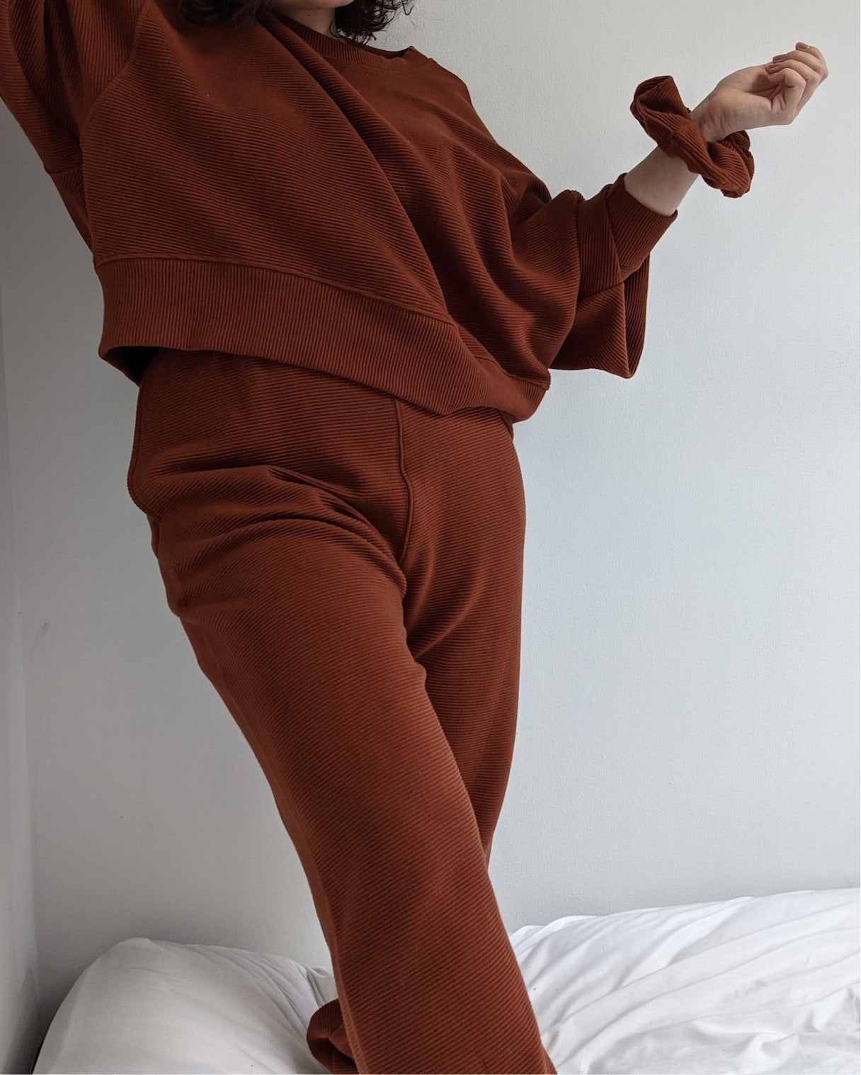 Franklin Rippled Cotton Sweatpants