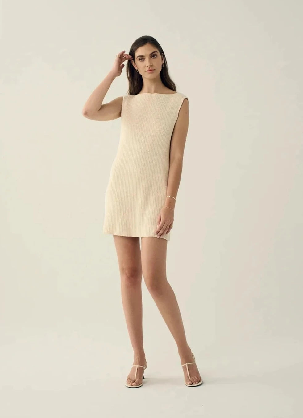 Reversible Regenerative Ribbed Knit Dress